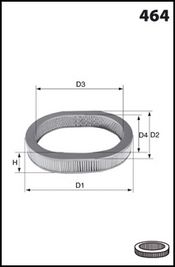 LUCAS FILTERS Воздушный фильтр LFAF356